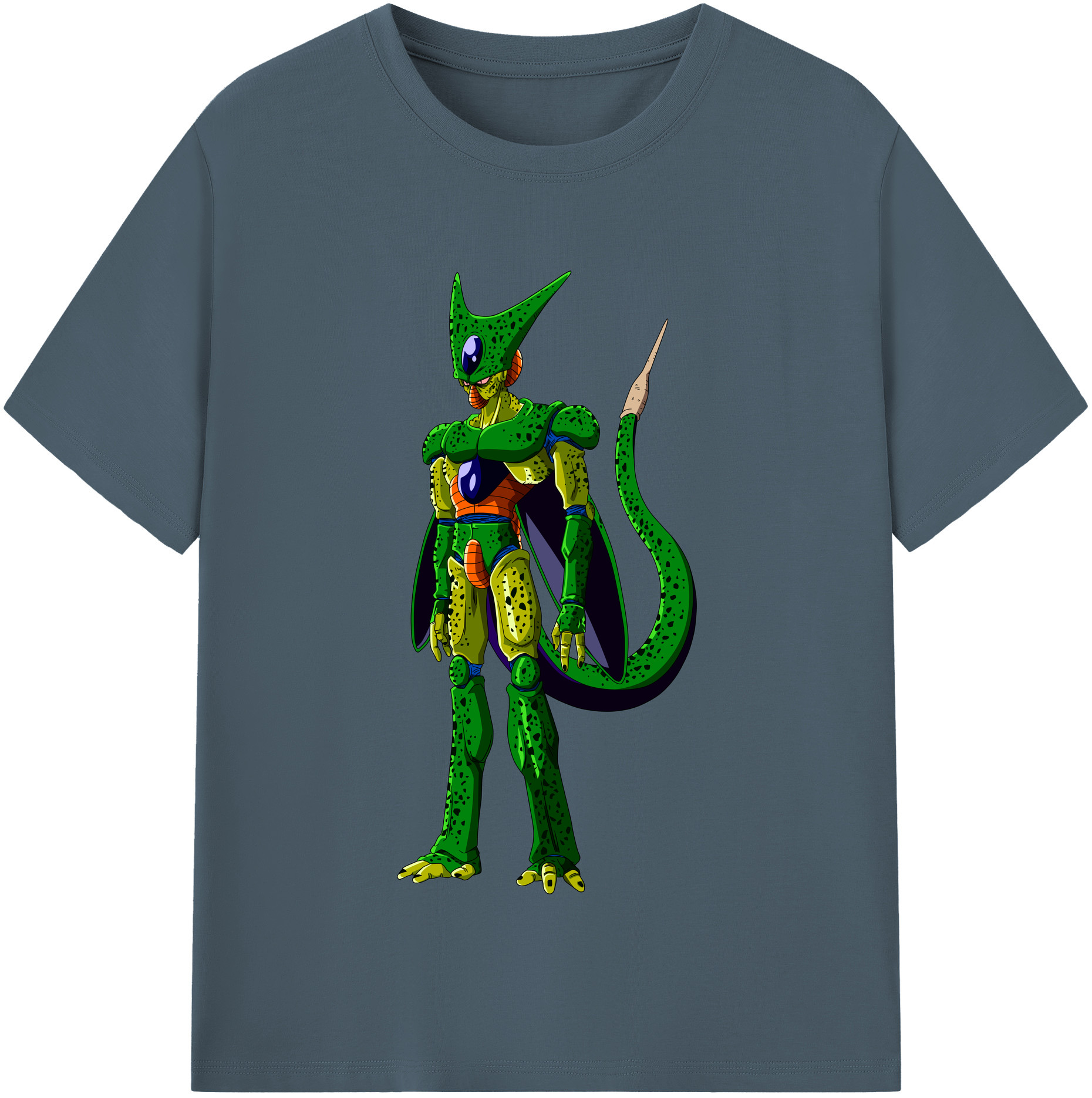 （画像用） ドラゴンボール セル DRAGON BALL Cell 綿100％半袖Tシャツ（フロントプリント）